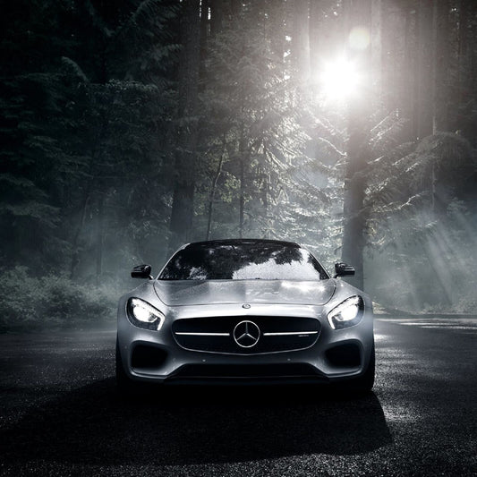 Mercedes-benz Car Poster Sports Vehicle Wall Art Supercar