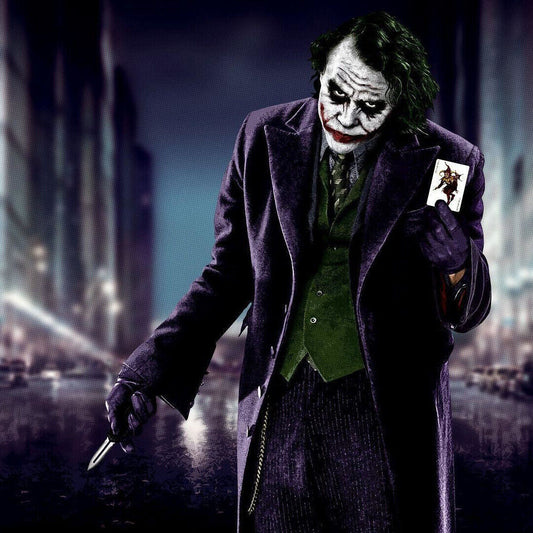 The Joker The Dark Knight Movie Poster Iconic Dc Villain Art Print Heath Ledger