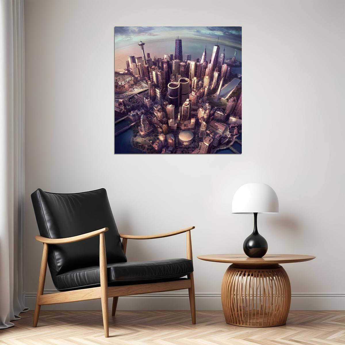 Foo Fighters Sonic Highways Album Cover Art Rock Music Poster Band Music Print