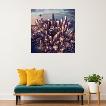 Foo Fighters Sonic Highways Album Cover Art Rock Music Poster Band Music Print