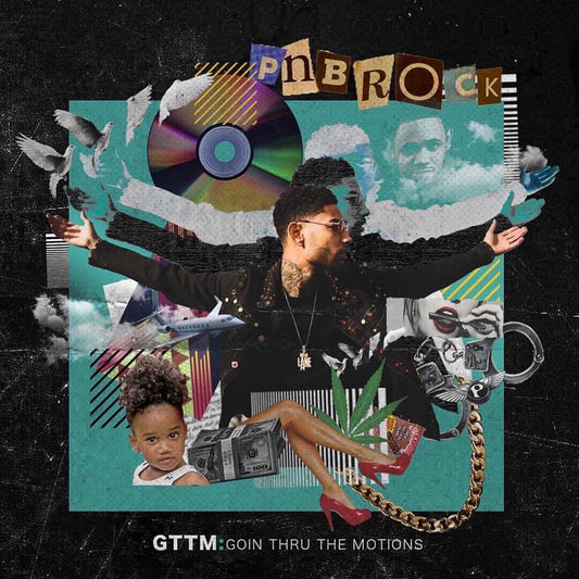 Pnb Rock Gttm: Goin Thru The Motions Album Cover Art Rap Music Poster Wall Print - xonomax