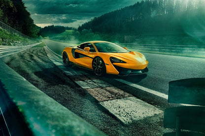 Mclaren Car Poster Sports Vehicle Wall Art Supercar