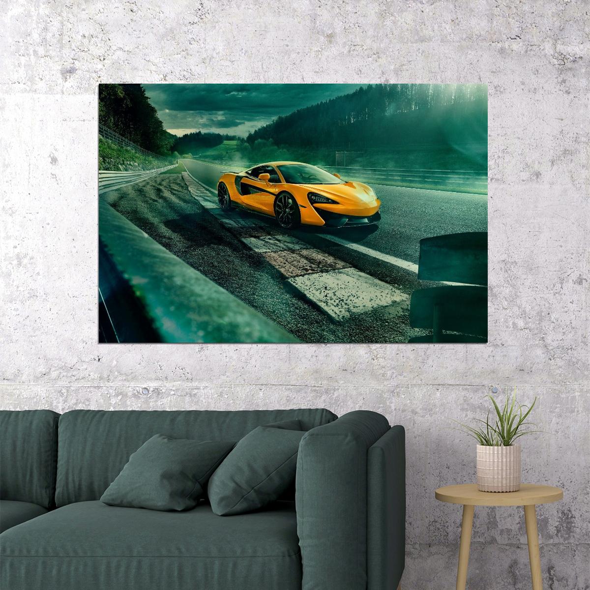 Mclaren Car Poster Sports Vehicle Wall Art Supercar