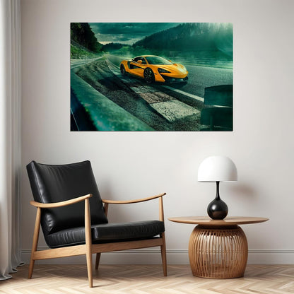 Mclaren Car Poster Sports Vehicle Wall Art Supercar