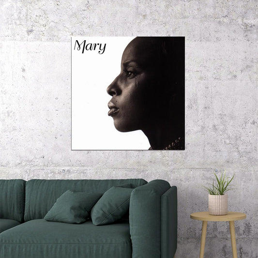 Mary J. Blige Mary Album Cover Art Music Poster R&b Wall Print - xonomax