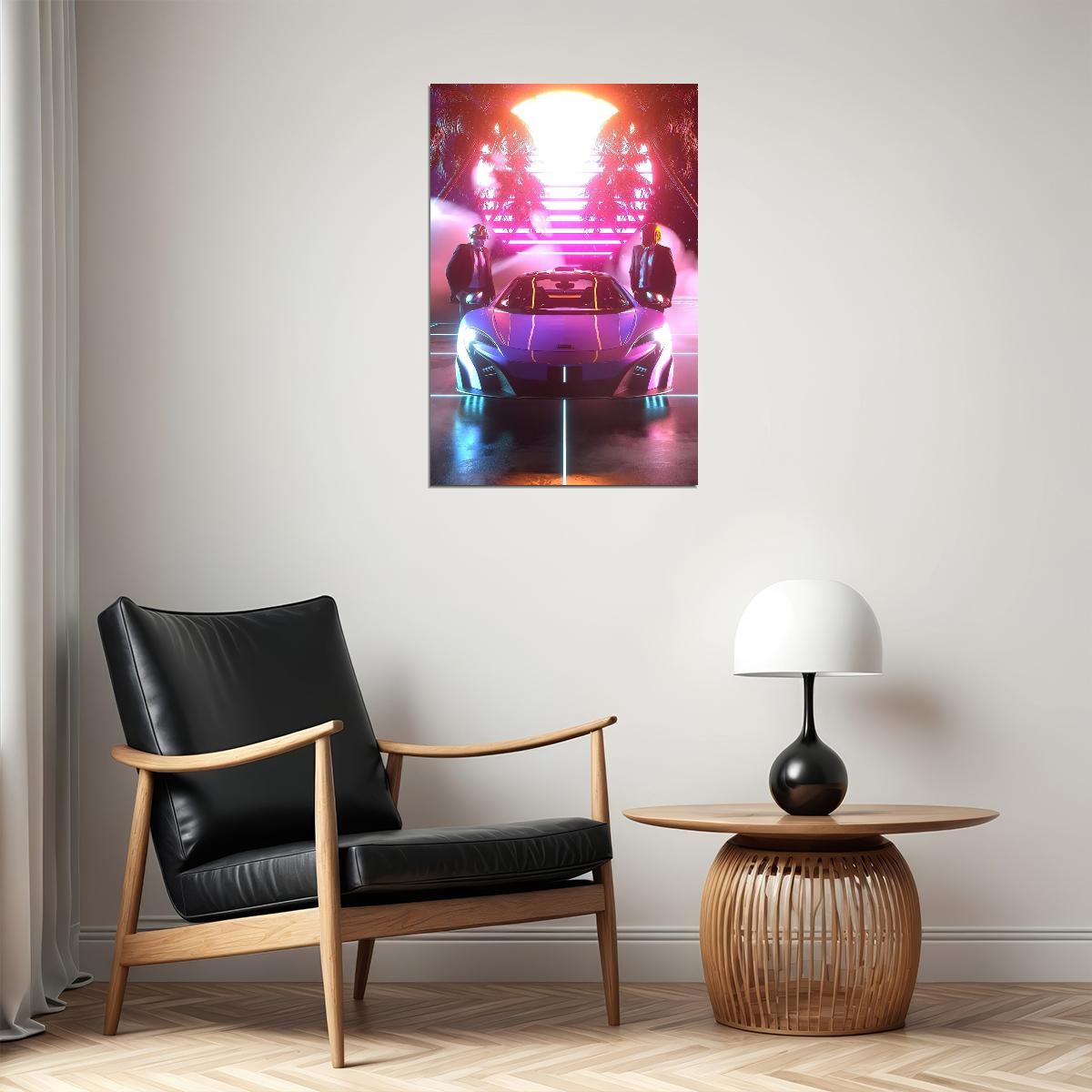 Mclaren Car Poster Sports Vehicle Wall Art Supercar