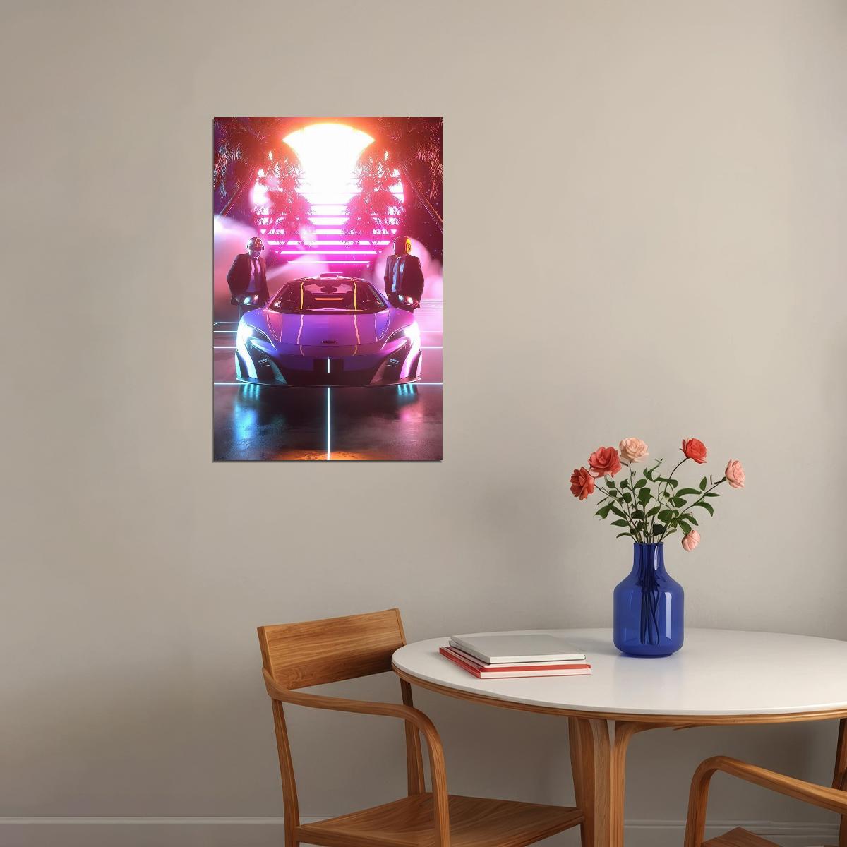 Mclaren Car Poster Sports Vehicle Wall Art Supercar