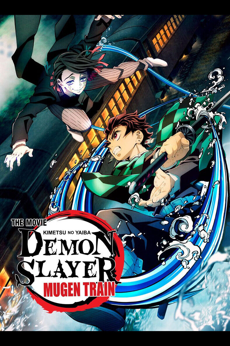 Kimetsu No Yaiba Demon Slayer Anime Poster Japanese Manga Art Wall Print