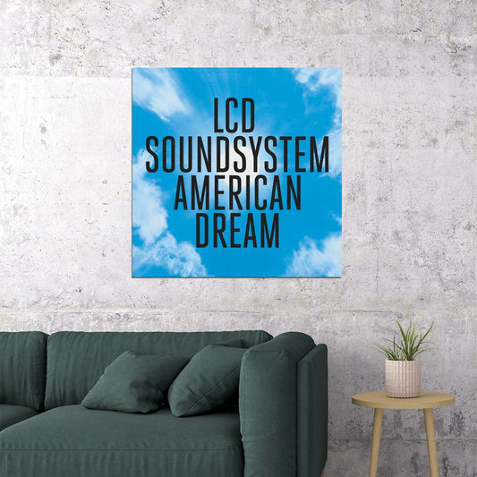 Lcd Soundsystem American Dream Album Cover Art Music Poster Electronic Rock Band Wall Print - xonomax