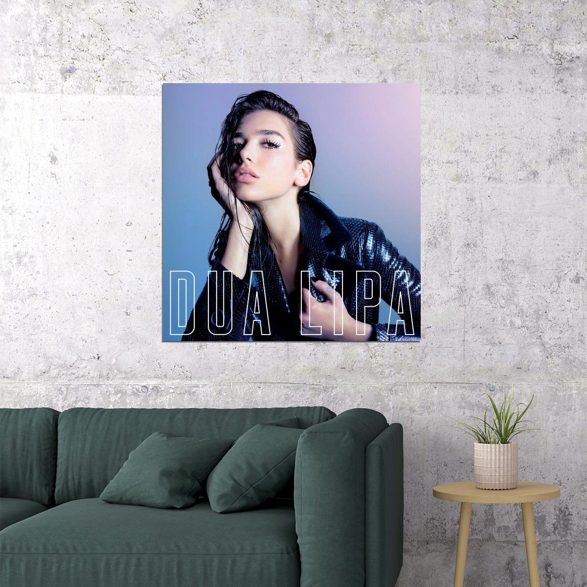 Dua Lipa Poster Pop Music Wall Art Singer-songwriter Print