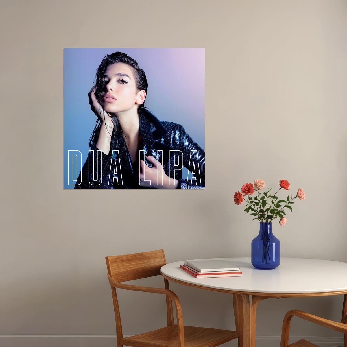 Dua Lipa Poster Pop Music Wall Art Singer-songwriter Print