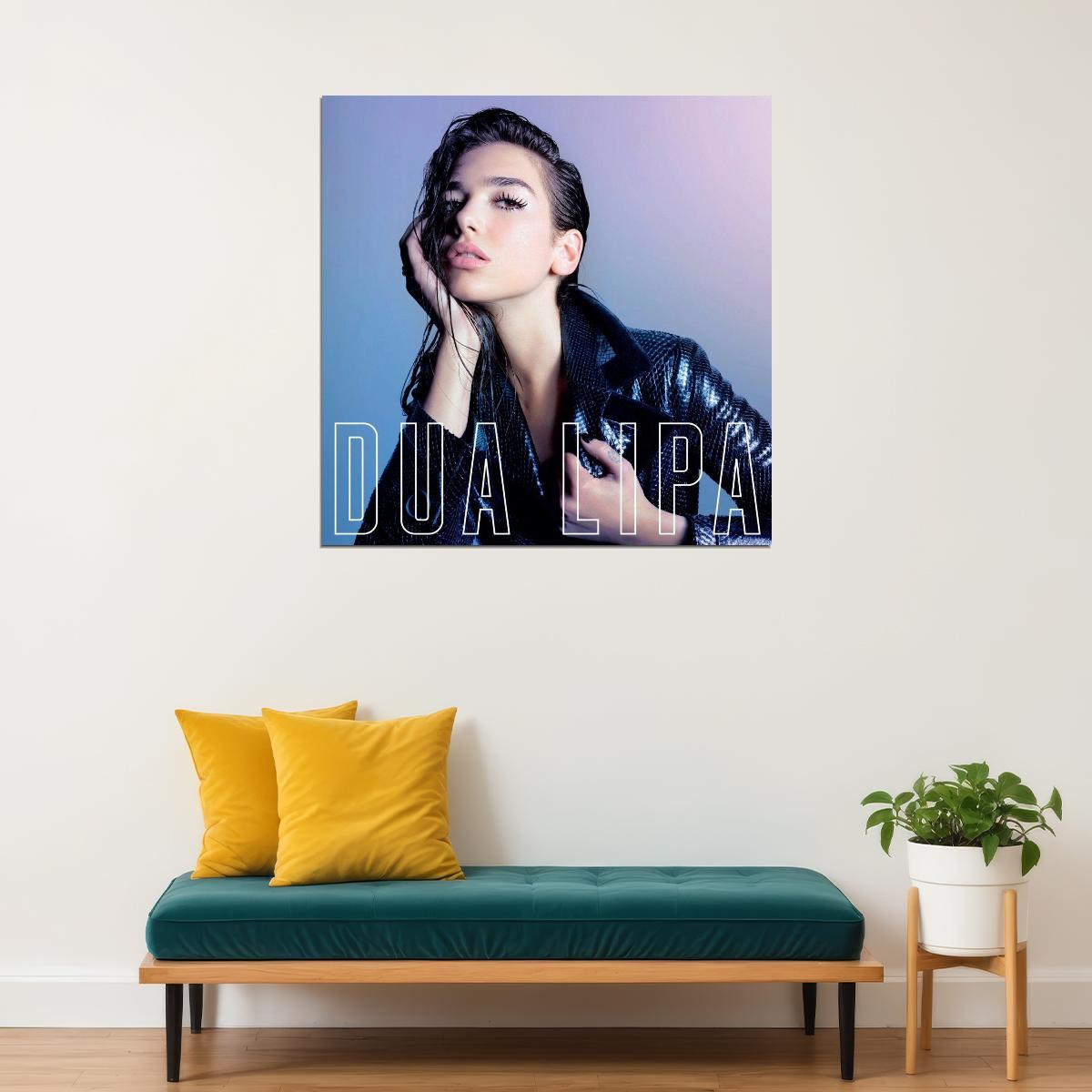 Dua Lipa Poster Pop Music Wall Art Singer-songwriter Print