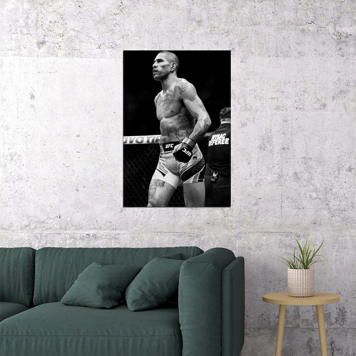 Alex Pereira Poster Mma Fighter Wall Art Ufc Champion Sports Print