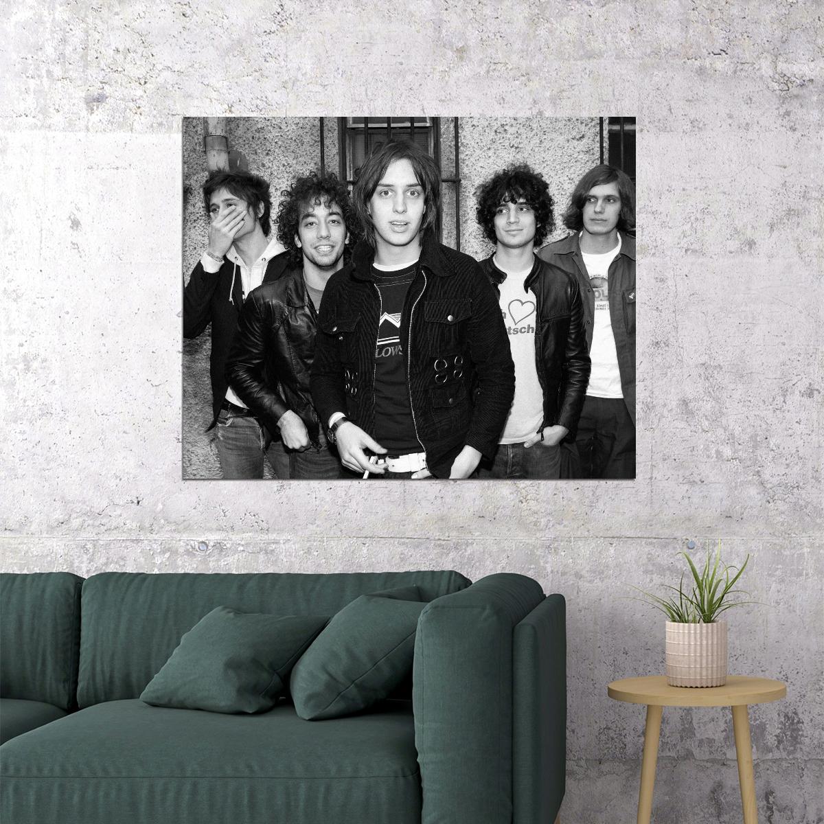 The Strokes Room On Fire Rock Music Poster Iconic Band Wall Art