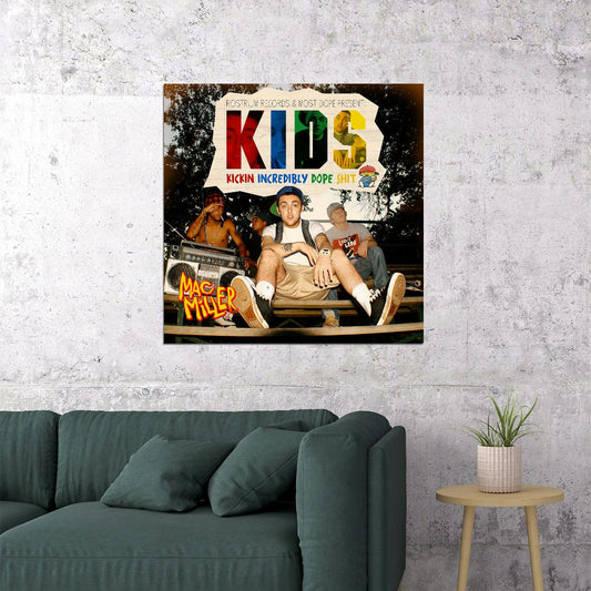 Mac Miller K.i.d.s. Album Cover Art Music Poster Rap Hip-hop - xonomax