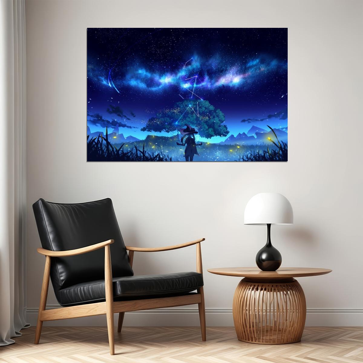 Genshin Impact Video Game Poster Action Rpg Wall Art Fantasy Adventure Print