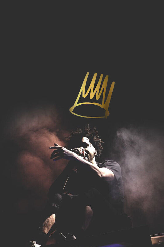 J. Cole Rap Music Poster Hip-hop Artist Wall Art Inspirational Print - xonomax