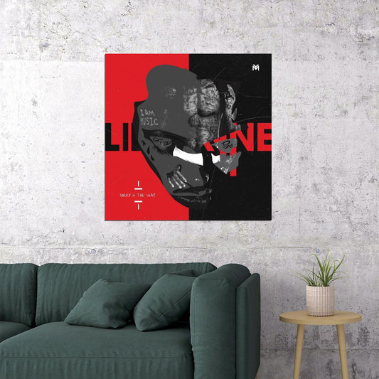 Lil Wayne Sorry 4 The Wait Album Cover Art Rap Music Poster - xonomax
