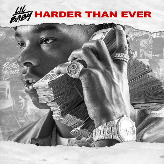 Lil Baby Harder Than Ever Album Cover Art Rap Wall Print - xonomax