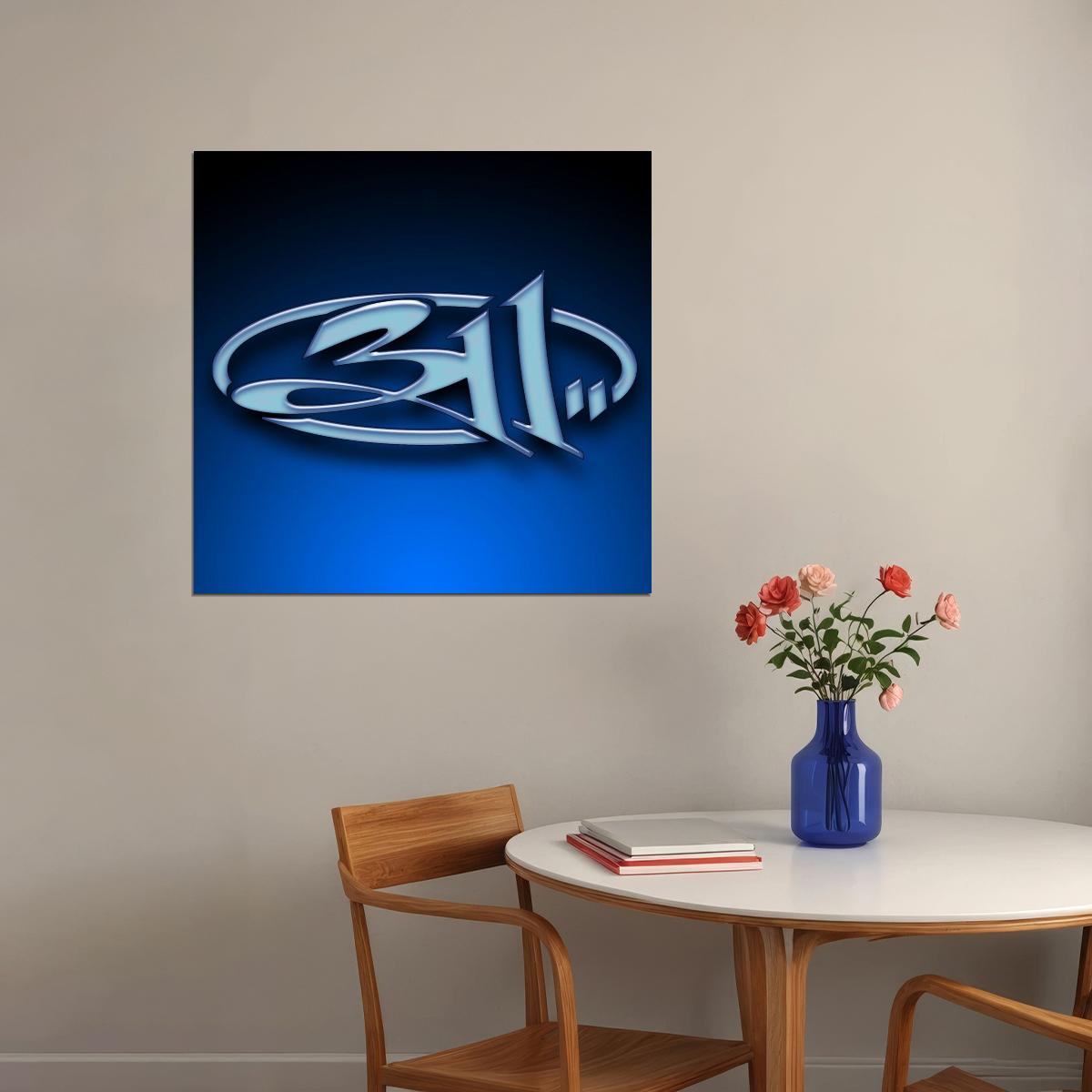 311 Band Poster Alternative Rock Music Wall Art Band Print