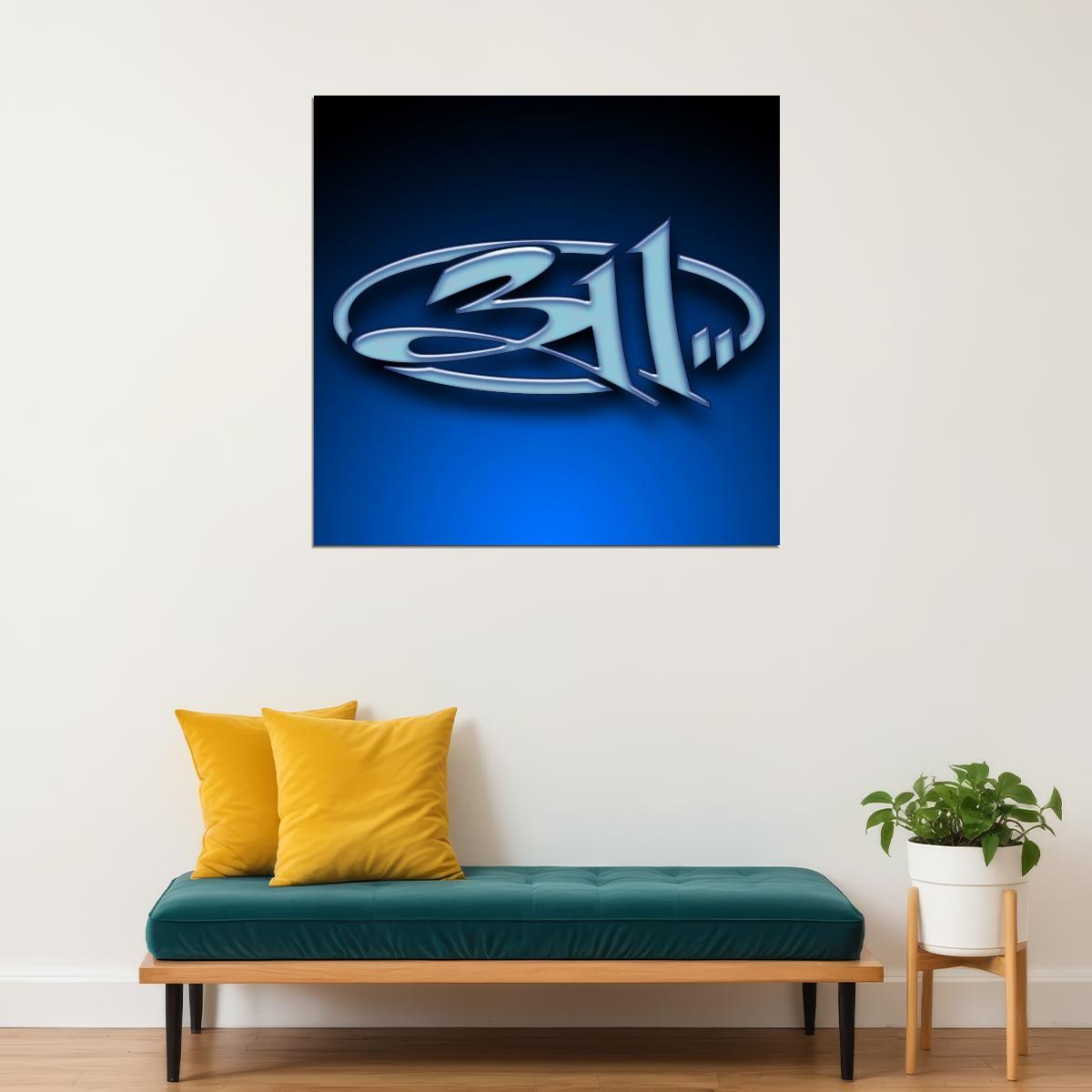 311 Band Poster Alternative Rock Music Wall Art Band Print