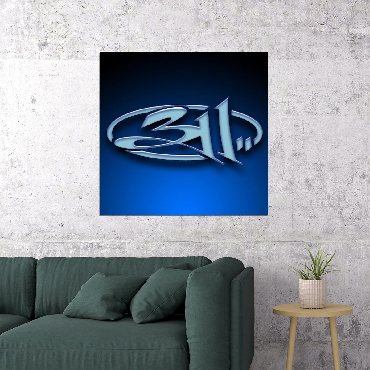 311 Band Poster Alternative Rock Music Wall Art Band Print