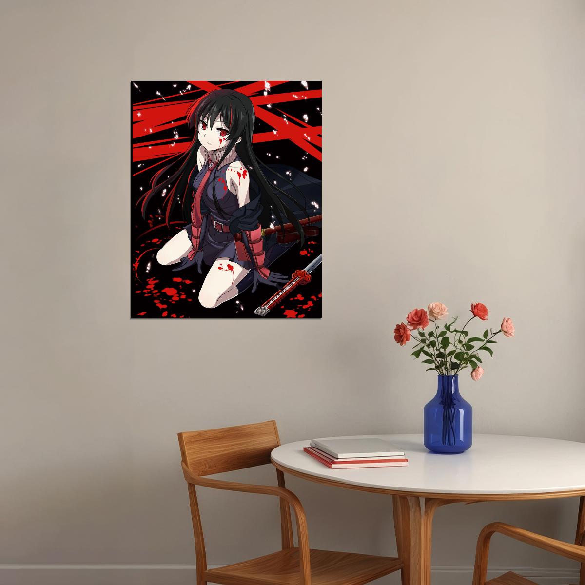 Akame Ga Kill! Anime Poster Japanese Animation Wall Art Manga Series Print