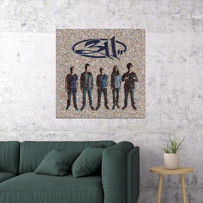 311 Band Poster Alternative Rock Music Wall Art Band Print