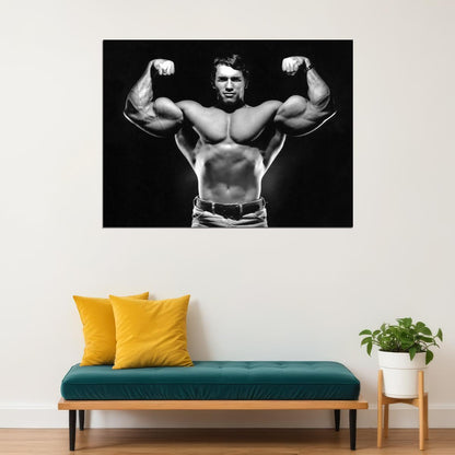 Arnold Schwarzenegger Poster Action Movie Star Wall Art Hollywood Bodybuilding Print - xonomax