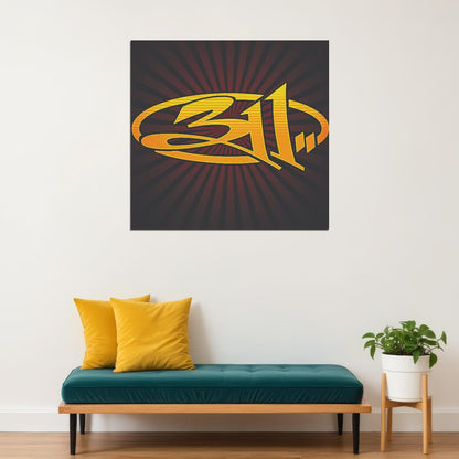 311 Band Poster Alternative Rock Music Wall Art Band Print