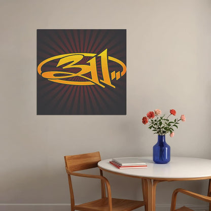 311 Band Poster Alternative Rock Music Wall Art Band Print