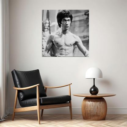 Bruce Lee Poster Martial Arts Legend Wall Art Action Star Print