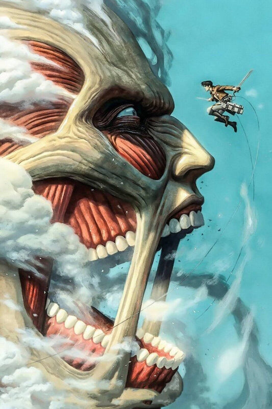 Attack On Titan Anime Poster Japanese Animation Wall Art Manga Series Print