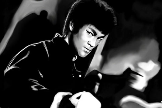 Bruce Lee Poster Martial Arts Legend Wall Art Action Star Print