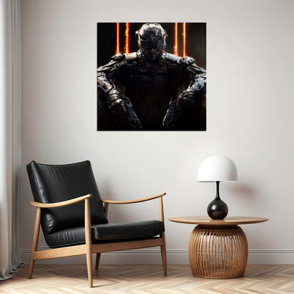 Call Of Duty Video Game Poster Action Shooter Gamer Wall Art Gaming Print