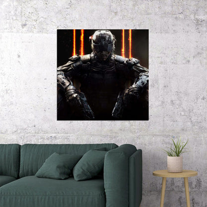 Call Of Duty Video Game Poster Action Shooter Gamer Wall Art Gaming Print