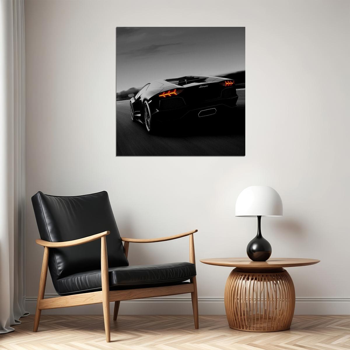 Lamborghini Car Poster Sports Supercar Wall Art