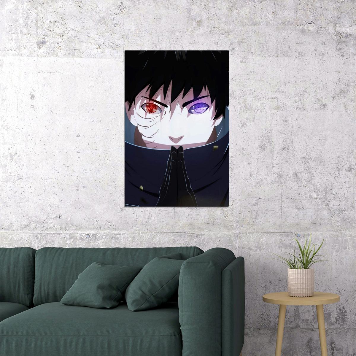 Naruto Obito Anime Poster Japanese Manga Art Wall Print