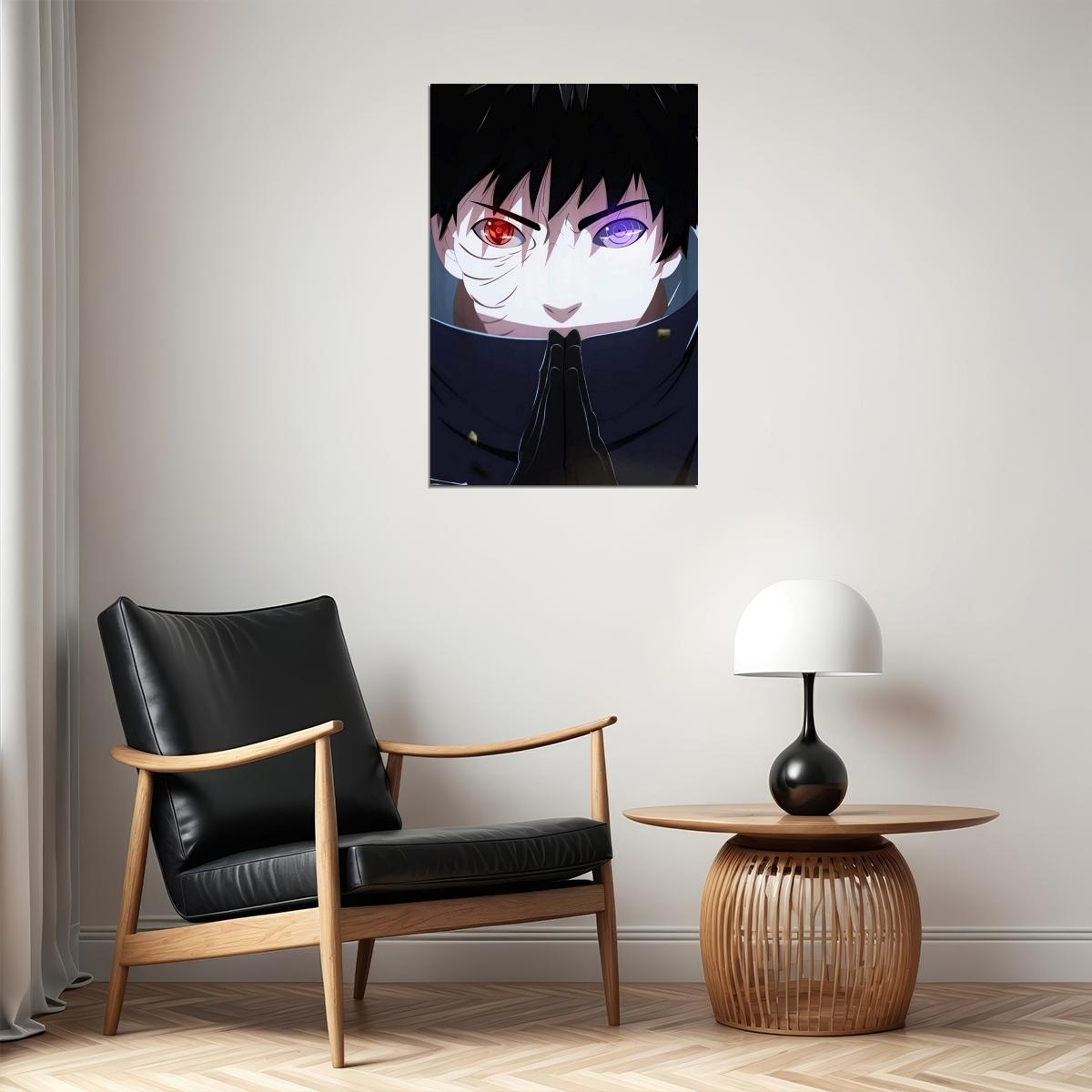 Naruto Obito Anime Poster Japanese Manga Art Wall Print