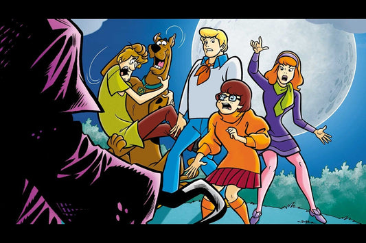 Scooby-doo Poster Classic Tv Cartoon Fun Wall Art Kids Print