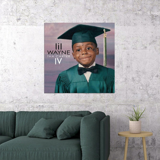 Lil Wayne Tha Carter Album Cover Art Rap Music Poster - xonomax