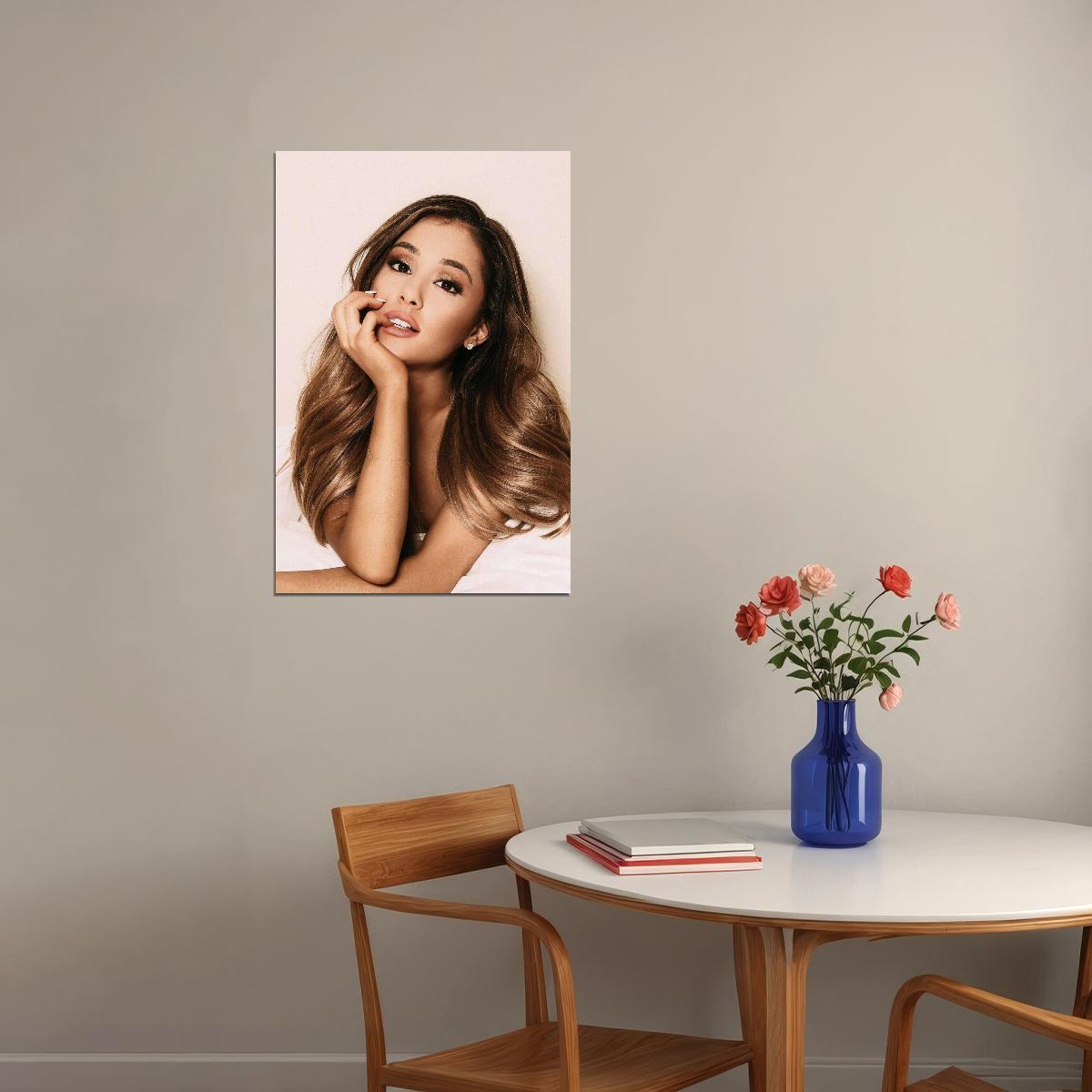 Ariana Grande Poster Pop Music Wall Art Singer-songwriter Print