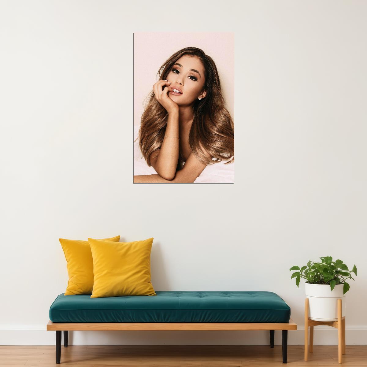 Ariana Grande Poster Pop Music Wall Art Singer-songwriter Print