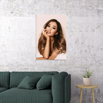 Ariana Grande Poster Pop Music Wall Art Singer-songwriter Print