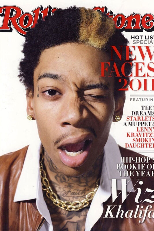 Rolling Stone Wiz Khalifa Magazine Cover Music Poster Rapper Wall Art