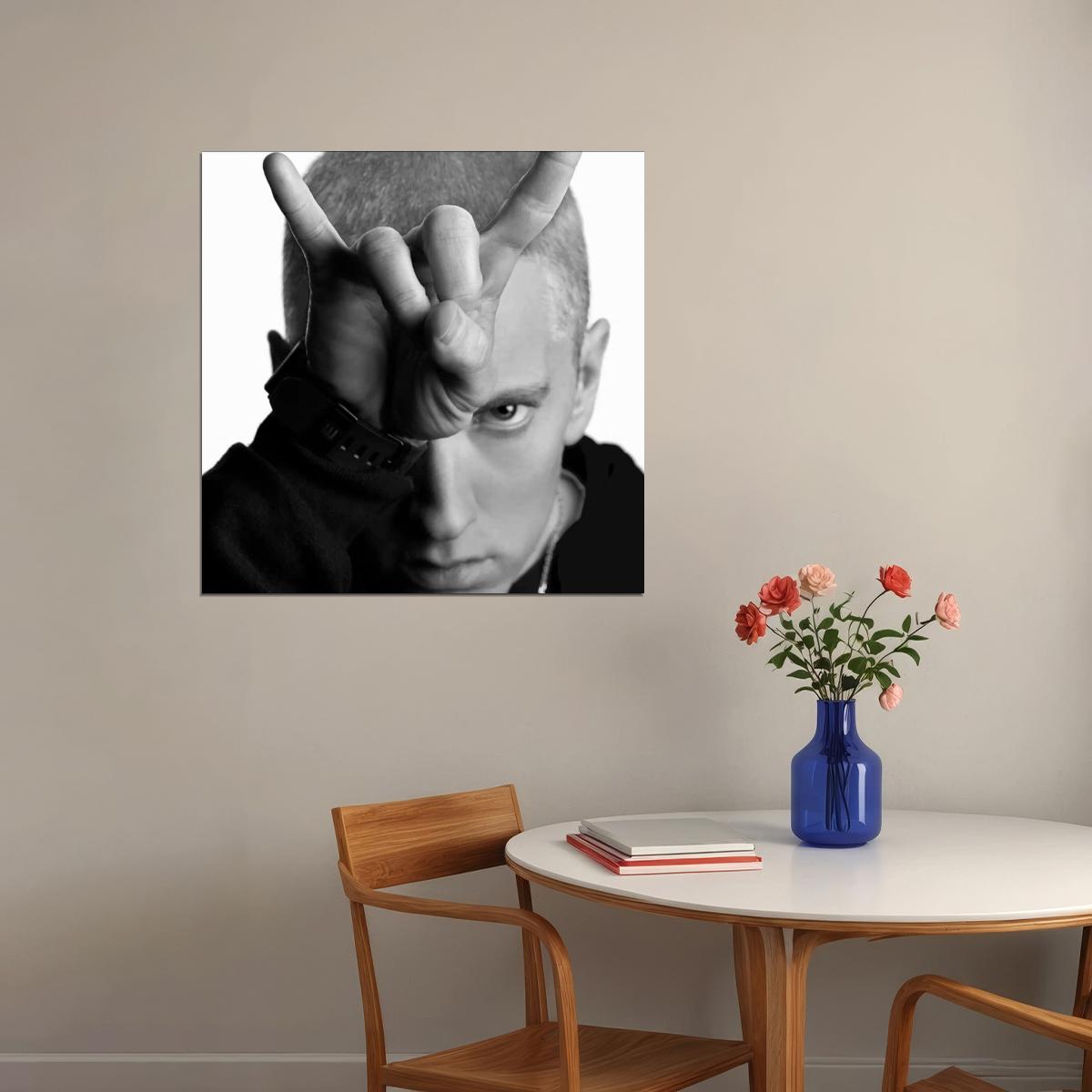 Eminem Poster Hip-hop Music Wall Art Rap Artist Print