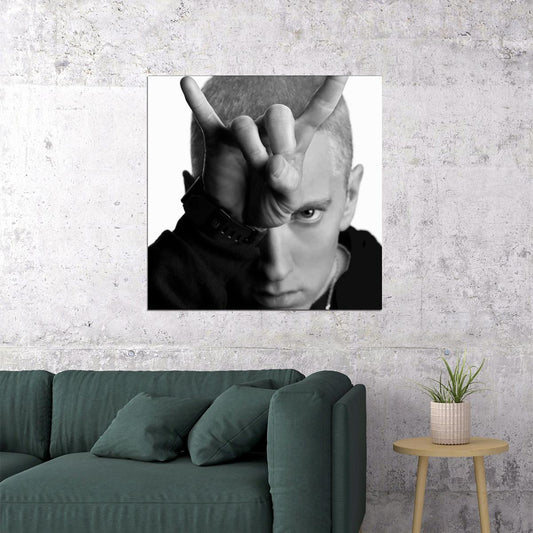 Eminem Poster Hip-hop Music Wall Art Rap Artist Print - xonomax