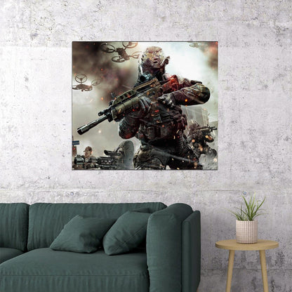 Call Of Duty Video Game Poster Action Shooter Gamer Wall Art Gaming Print