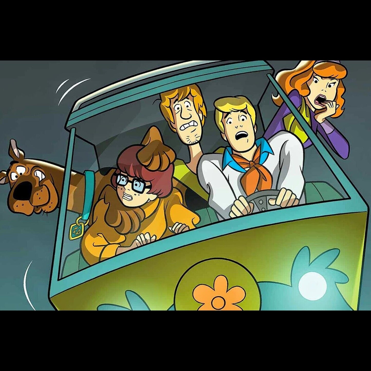 Scooby-doo Poster Classic Tv Cartoon Fun Wall Art Kids Print