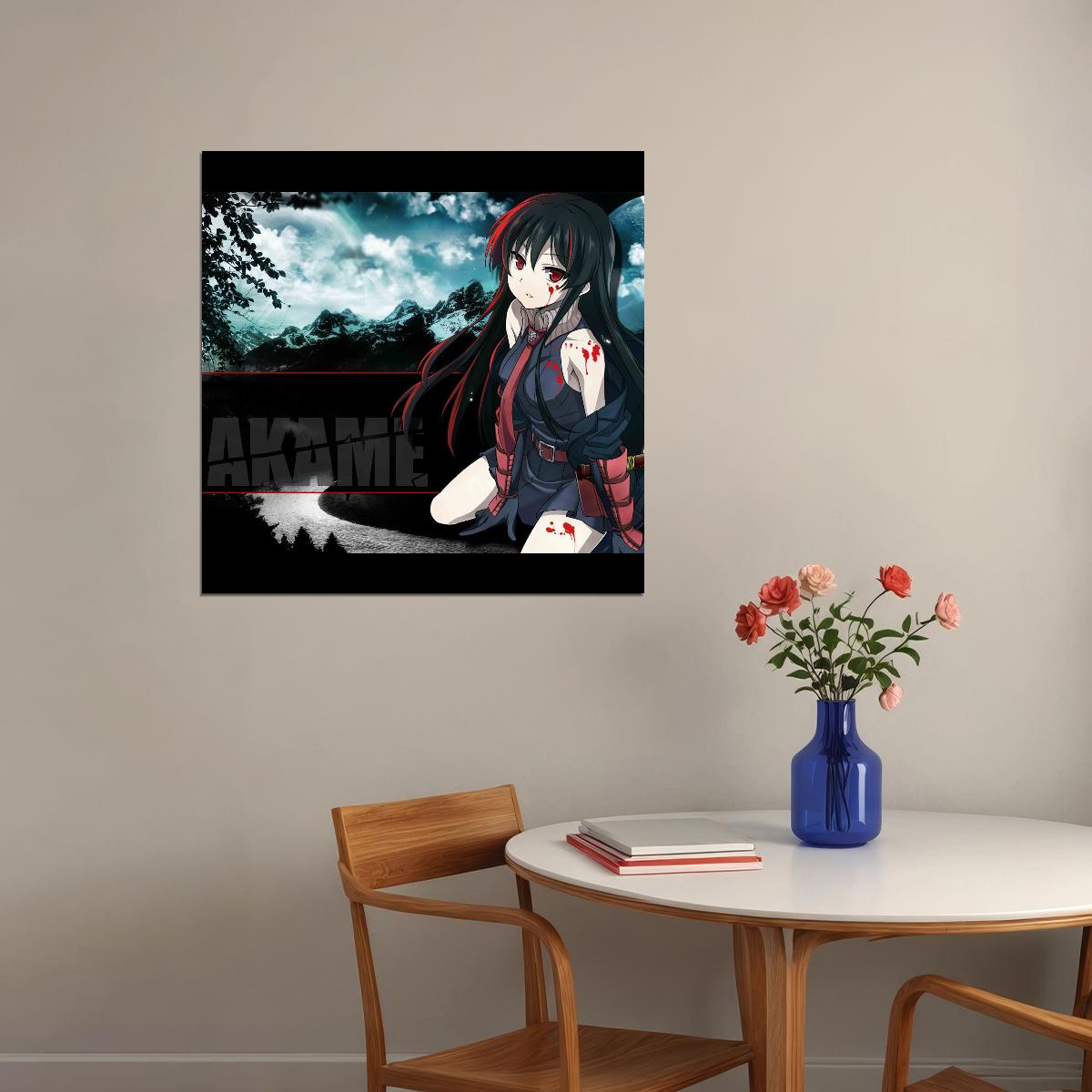 Akame Ga Kill! Anime Poster Japanese Animation Wall Art Manga Series Print